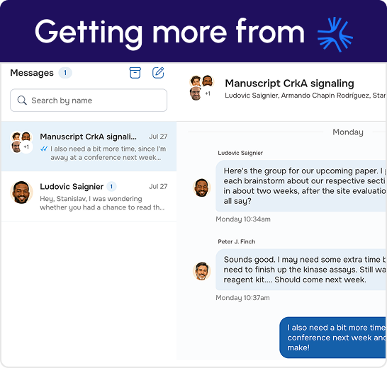 Group chat collaboration tip card
